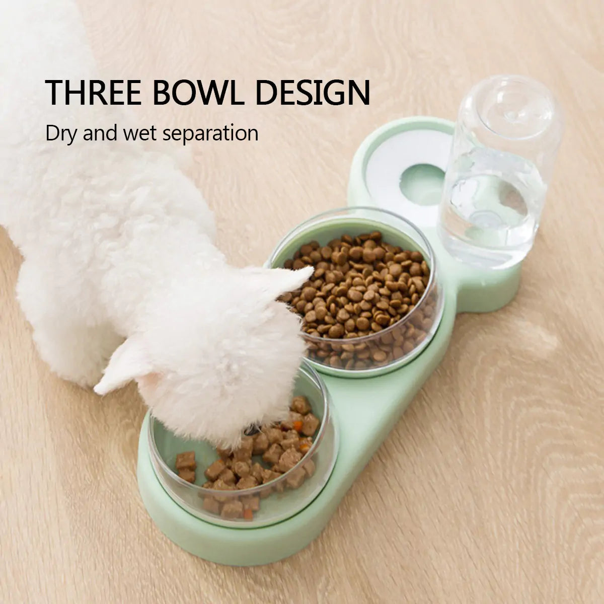 Ergonomic Tilted Food & Water Feeder Bowls (15° for Better Digestion)